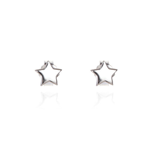 문썸 실버스타 귀걸이  MOON SOME silver star daily earring